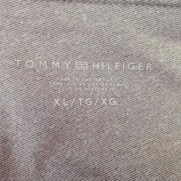 New Tommy Hilfiger Pin Tucked Grey Wide Waist Band Pants Women's Size XL - Picture 10 of 10